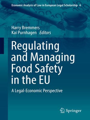 cover image of Regulating and Managing Food Safety in the EU